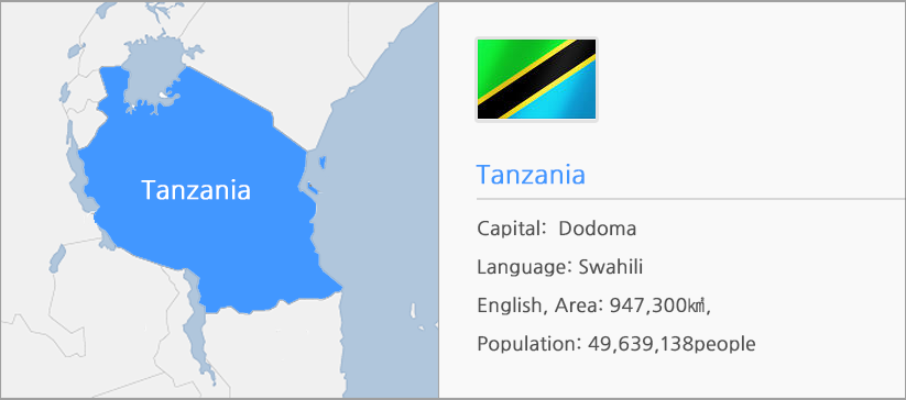 탄자니아 이미지맵