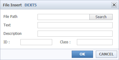 Insert a file view