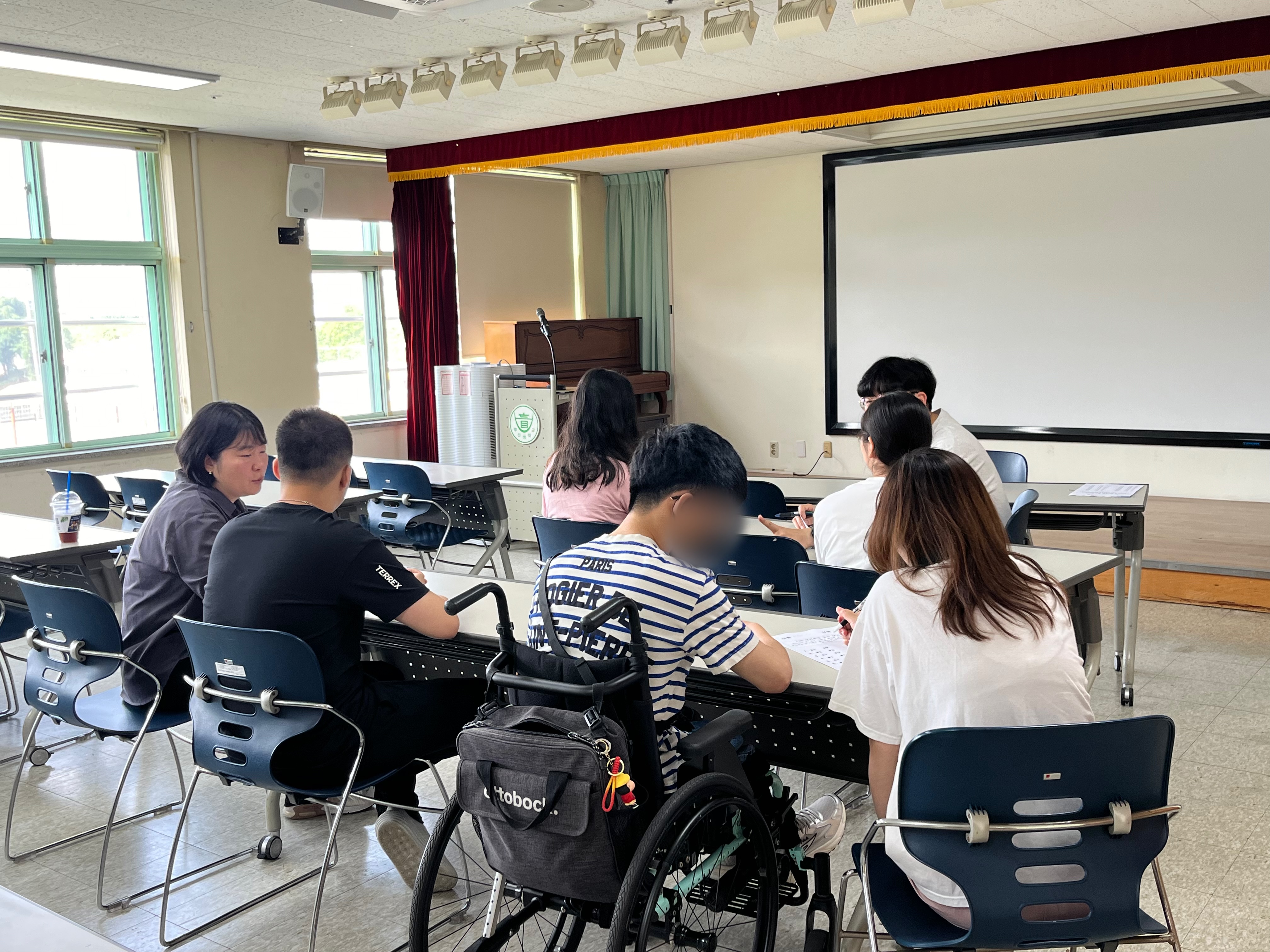 [직업평가센터] 부산맹학교, 부산안마수련원 이동직업평가 실시